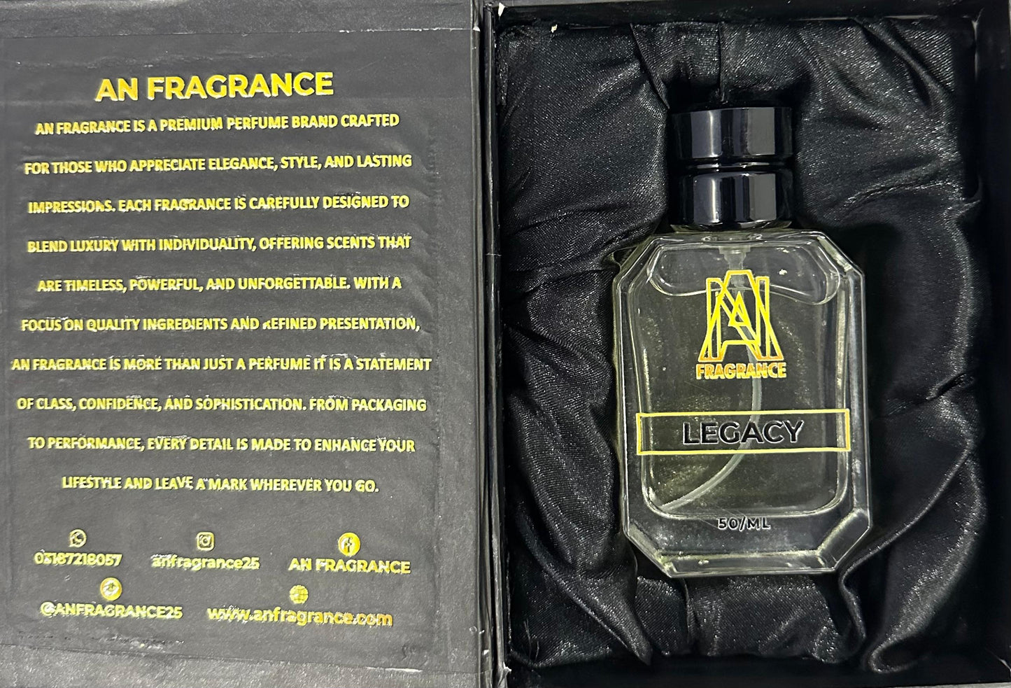 LEGACY FOR MAN'S 50ml BY AN FRAGRANCE